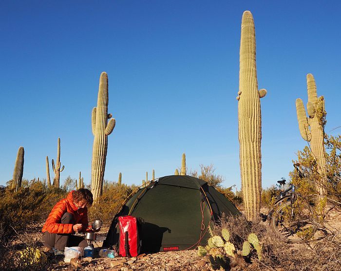 Bike Touring Kitchen - Our Current Cook Kit 